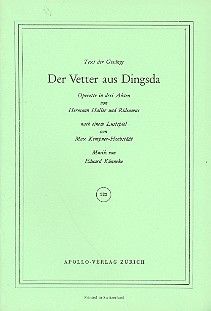 Der Vetter aus Dingsda 