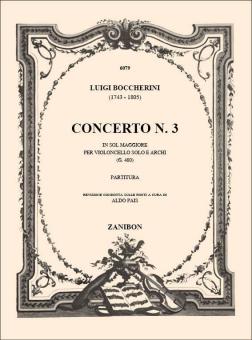 Concerto N.3 Sol Magg. G.480 Vc E Archi 
