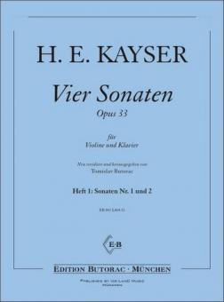 4 Sonaten Op. 33 Heft 1 