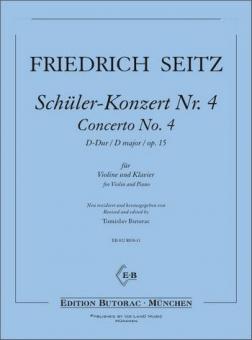 Schüler-Konzert D-dur Nr. 4 Op. 15 