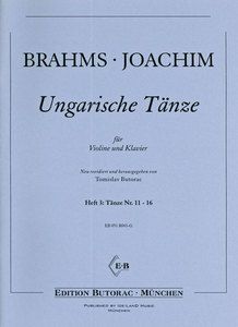 Ungarische Tänze Heft 3: Nr. 11-16 