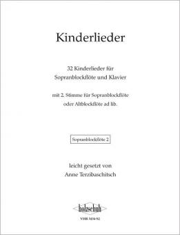 Kinderlieder für Sopranblockflöte und Klavier 