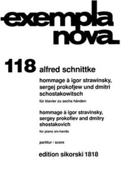 Hommage à I. Stravinsky, S. Prokofiev and D. Shostakovich 