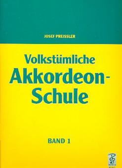 Volkstümliche Akkordeonschule 1 