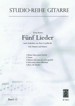Fünf Lieder op. 93 