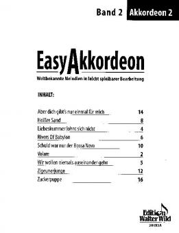Easy Akkordeon 2 - 2.Stimme 
