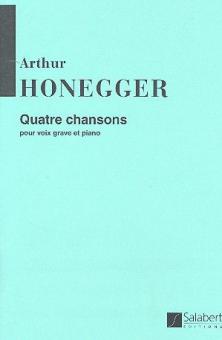 Quatre Chansons Voix Grave/Piano 