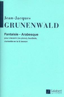 Fantaisie Arabesque Hautbois Clarinette Basson et Clv Parti 