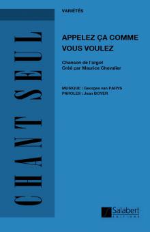 Parys Appelez Ca Comme Vous Voulez Varietes Chant 