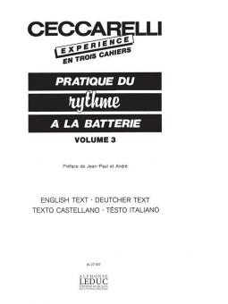 Pratique du rythme a la batterie 3 