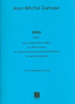 Aria op. 7 Alto ou Sax ou Basson et Piano Partie Piano 