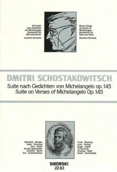 Suite on Texts of Michelangelo Buonarroti 