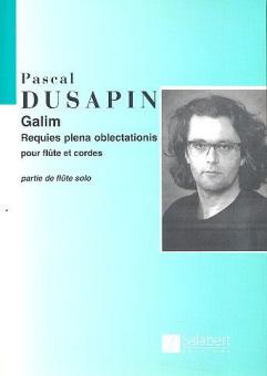 Galim, Requies Plena Oblectationis pour Flute Et 