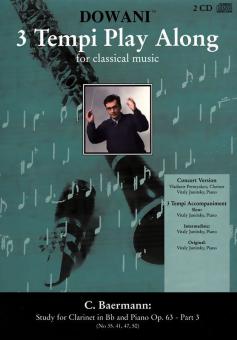 Study for Clarinet in Bb and Piano op. 63 - Part 3 