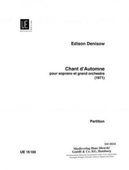 Chant d'autume (Autumnal Chant) 