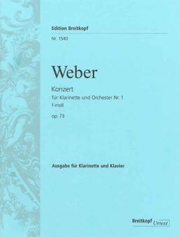Clarinet Concerto No. 1 F Minor Op. 73 