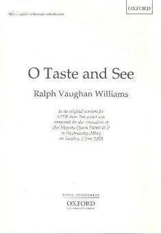 O Taste And See 