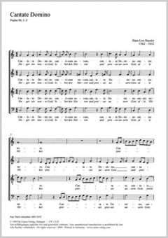 Cantate Domino 