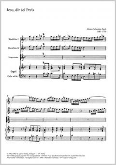 Jesu, dir sei Preis BWV142 