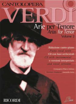 Verdi Arias for Tenor Vol. 2 Book/CD 