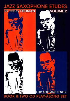 Jazz Saxophone Etudes Vol. 2 for Alto and Tenor Sax 
