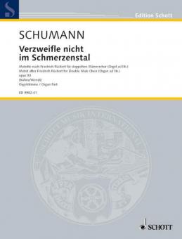 Verzweifle nicht im Schmerzenstal op. 93 Standard
