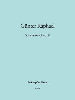 Sonate e-moll op. 8 