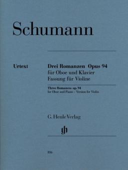 Three Romances op. 94 