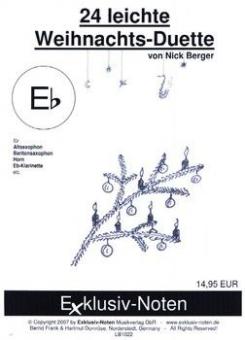 24 leichte Weihnachtsduette für E-Instrumente 