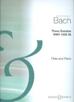 Three Sonatas BWV 1033-1035 