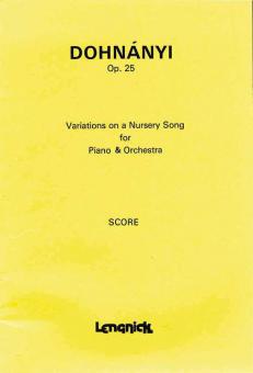 Variations on A Nursery Song Op.25 