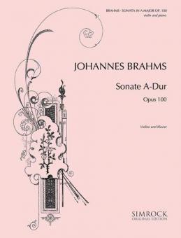 Sonata In A Major Op. 100 