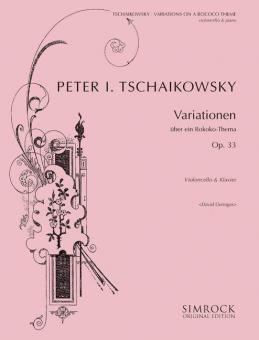 Variationa on a Rococo Theme op. 33 