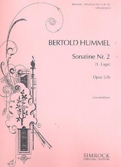 Sonatina no. 2 op. 52b 
