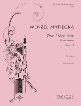 12 Minuets Op. 15 