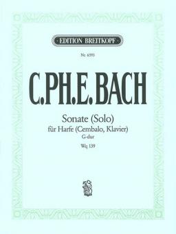 Sonata (Solo) G Major Wq 139 