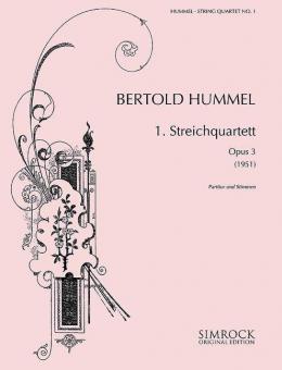 String Quartet No. 1 Op. 3 