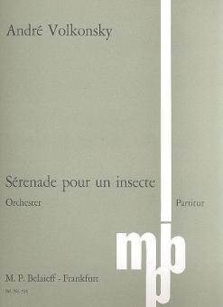 Sérénade pour Un Insecte 