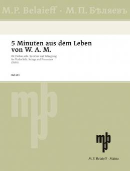 5 Minuten aus dem Leben von W. A. M. Standard