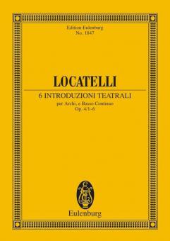 6 Introduzioni teatrali op. 4/1-6 Vol. 1 Standard