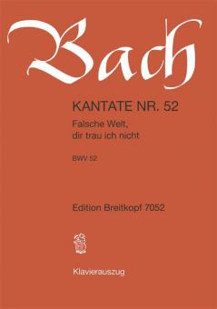 Falsche Welt, dir trau ich nicht 