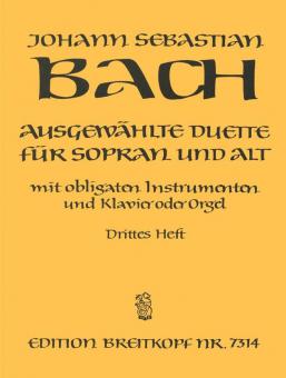 Ausgewählte Duette für Sopran und Alt Heft 3 