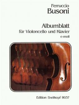 Albumblatt e-moll 