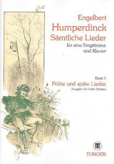 Frühe und späte Lieder 