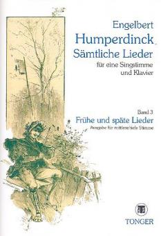 Frühe und späte Lieder 