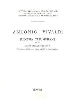 Juditha Triumphans. Sacrum Militare 