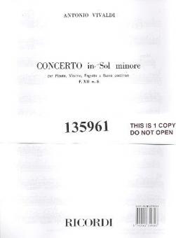 Concerto G-Moll F 7/8 T 41 