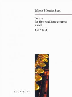 Sonate in e-Moll BWV 1034 