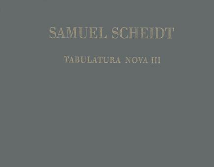 Tabulatura Nova SSWV 139-158 Teil 3 