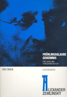 Zwei Gedichte I Frühlingsglaube II Geheimnis 